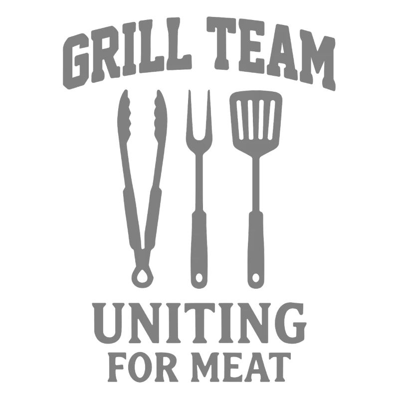 GRILL TEAM UNITING FOR MEAT BBQ Graphic