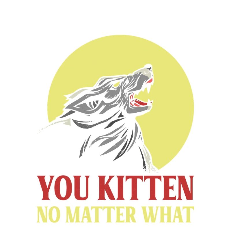 Protective wolf for kittens