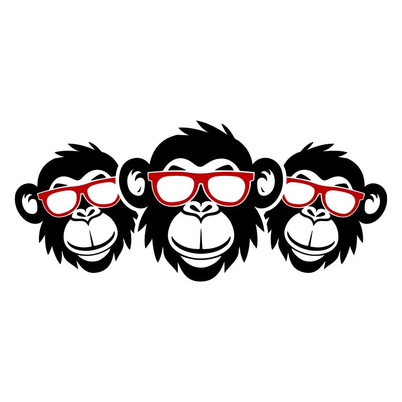 Monkey Head Funny Party Monkey