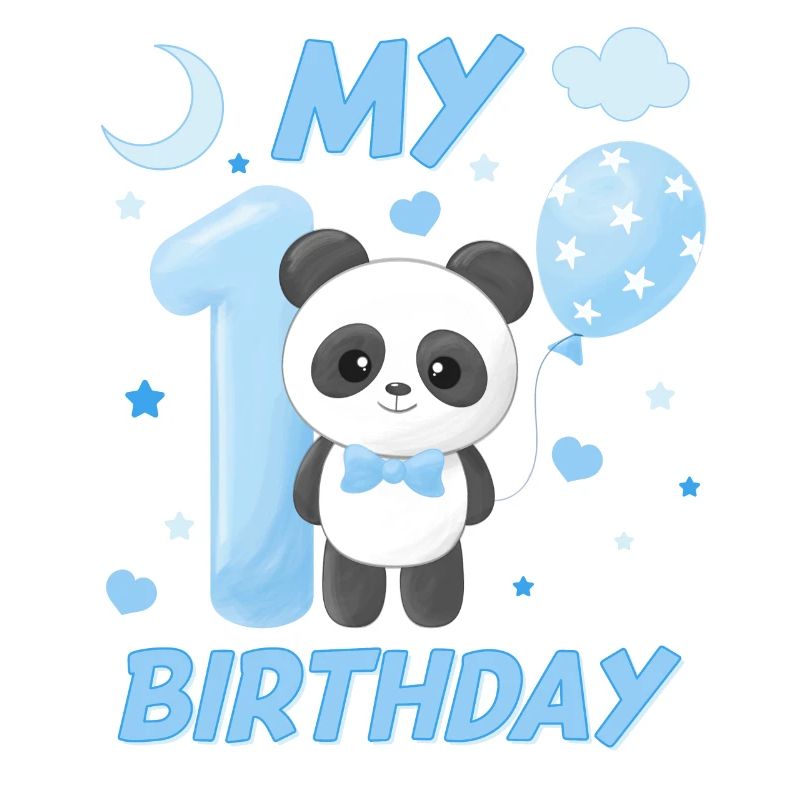 Erster Kinder Geburtstag Jungen Panda Geschenkidee