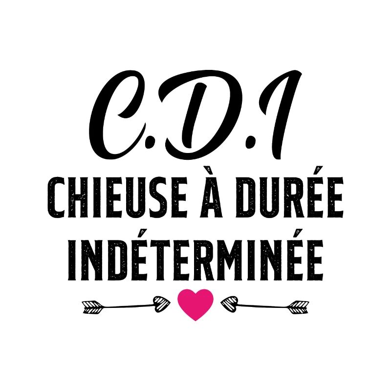 CDI Chieuse à durée indéterminée cadeau humour