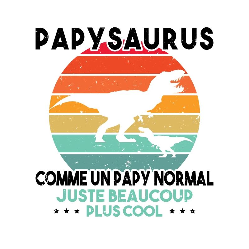 Papysaurus comme un papy normal grand père