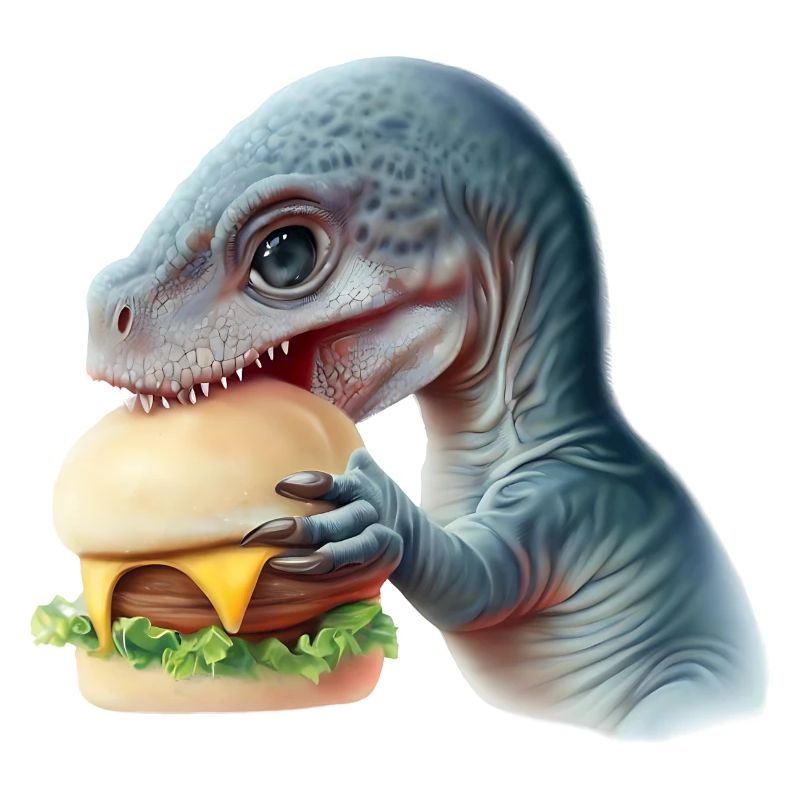 Cheeseburger Dinosauerier