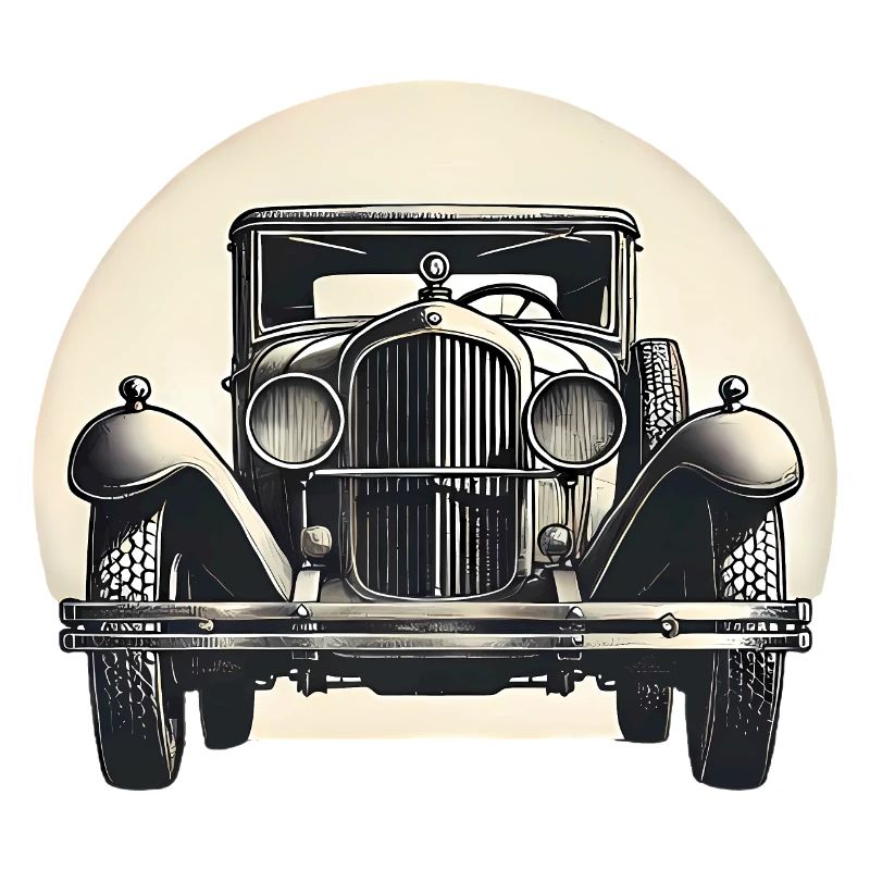 Klassischer Oldtimer Retro Design