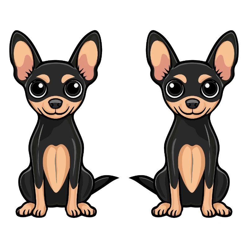 Pinscher Dog Comic