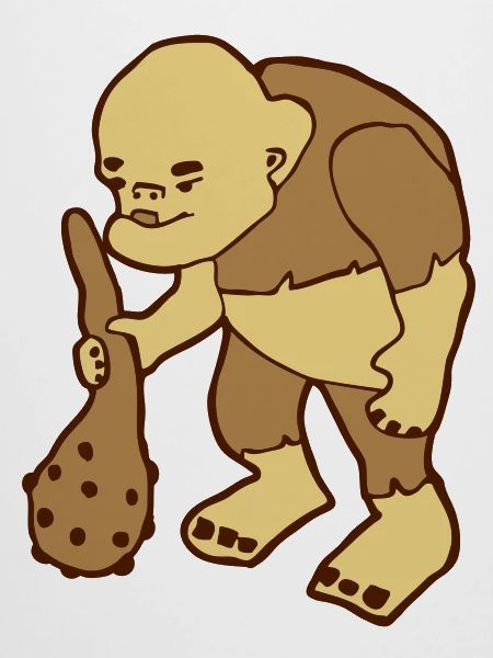 Monster Oger mit Keule