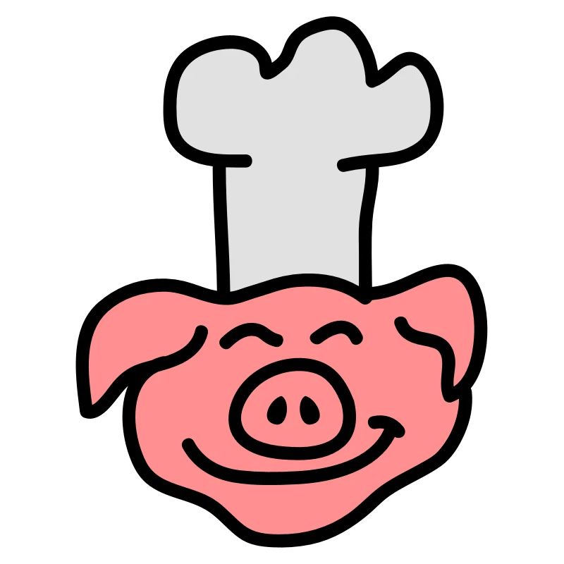 Pig Chef Head