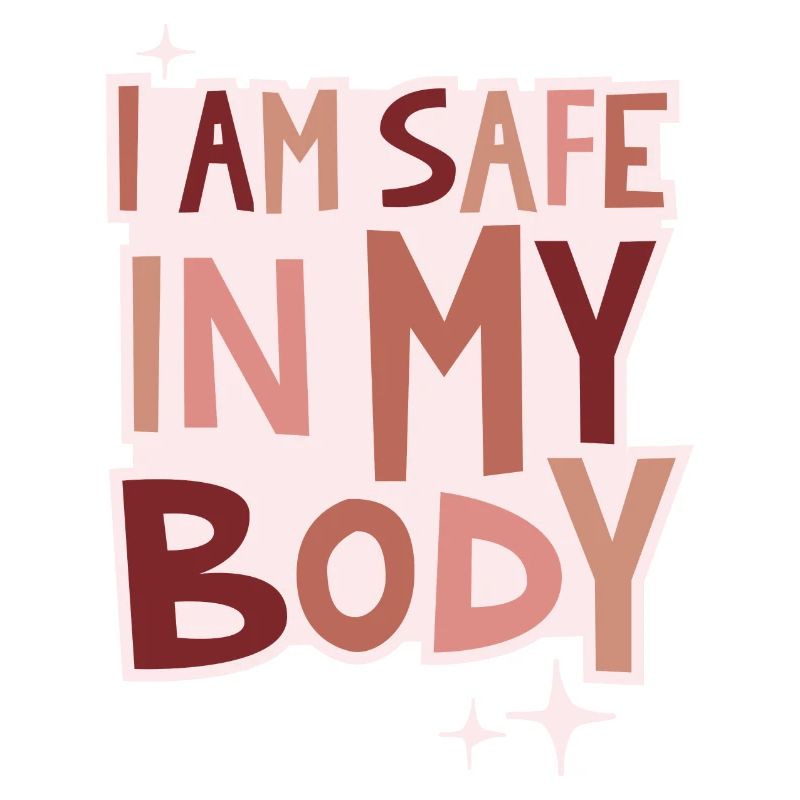 I am safe lettering