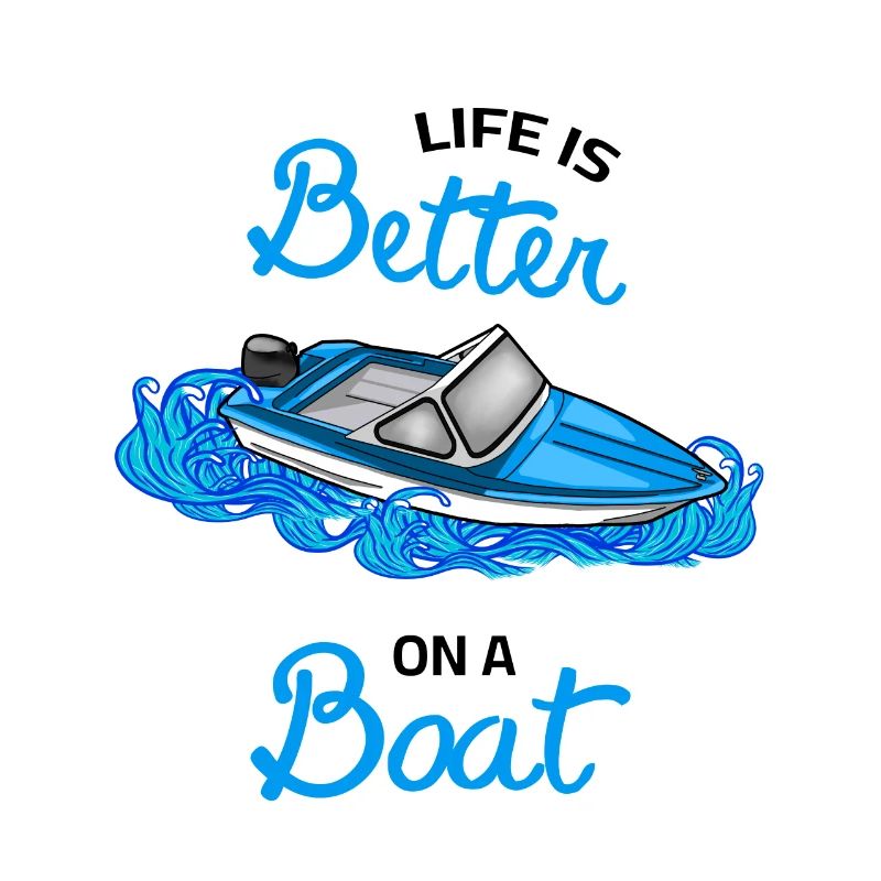 life is better on a boat - DDR Boot Ibis Motorboot