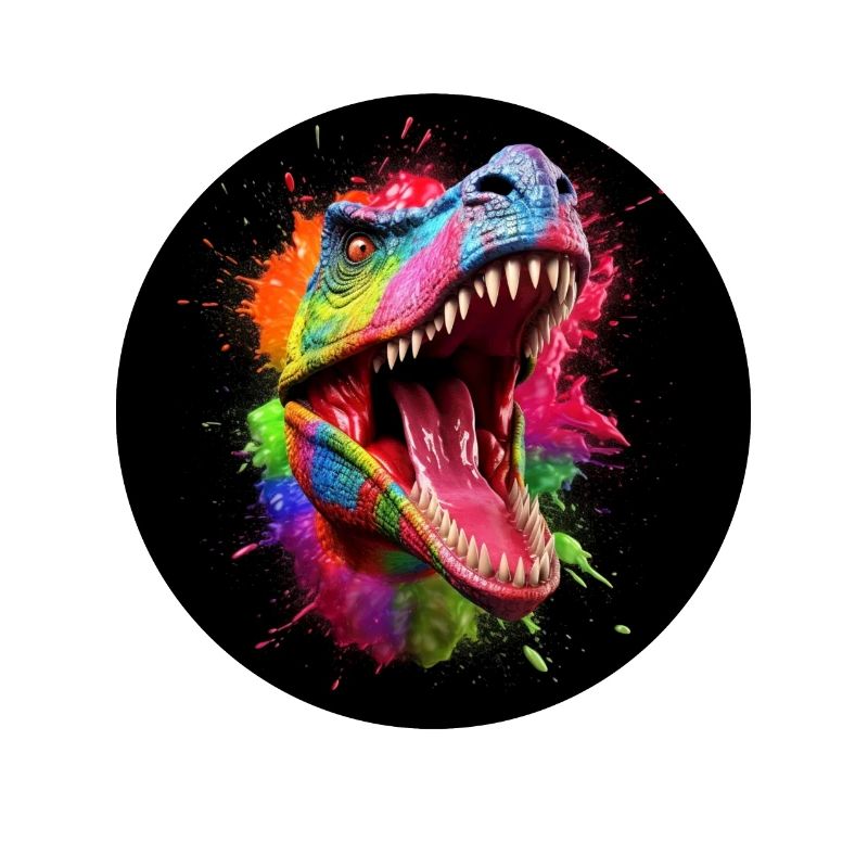 T Rex coloré3