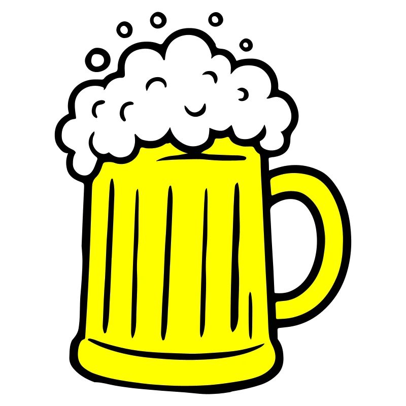 Bier Comic Bierglas