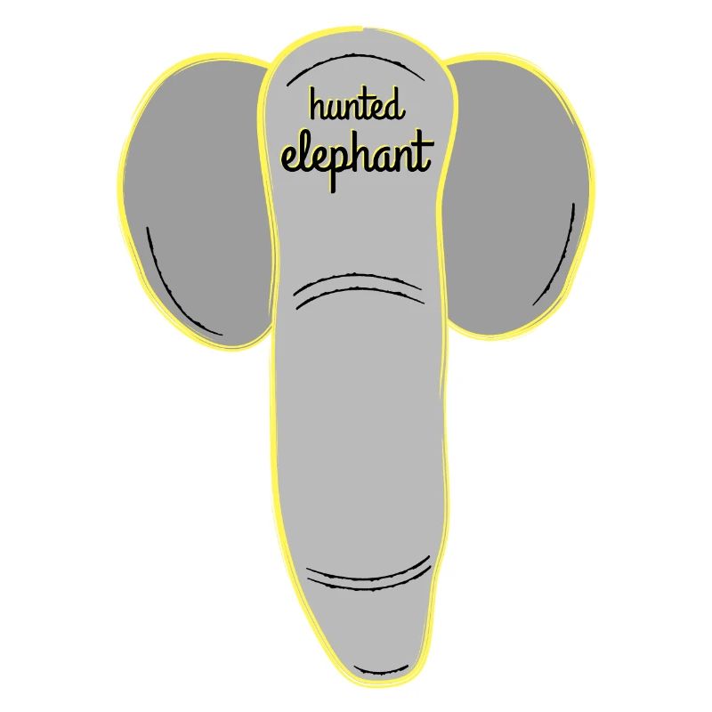 Lustiger Elefant oder großer Penis Design Shirt