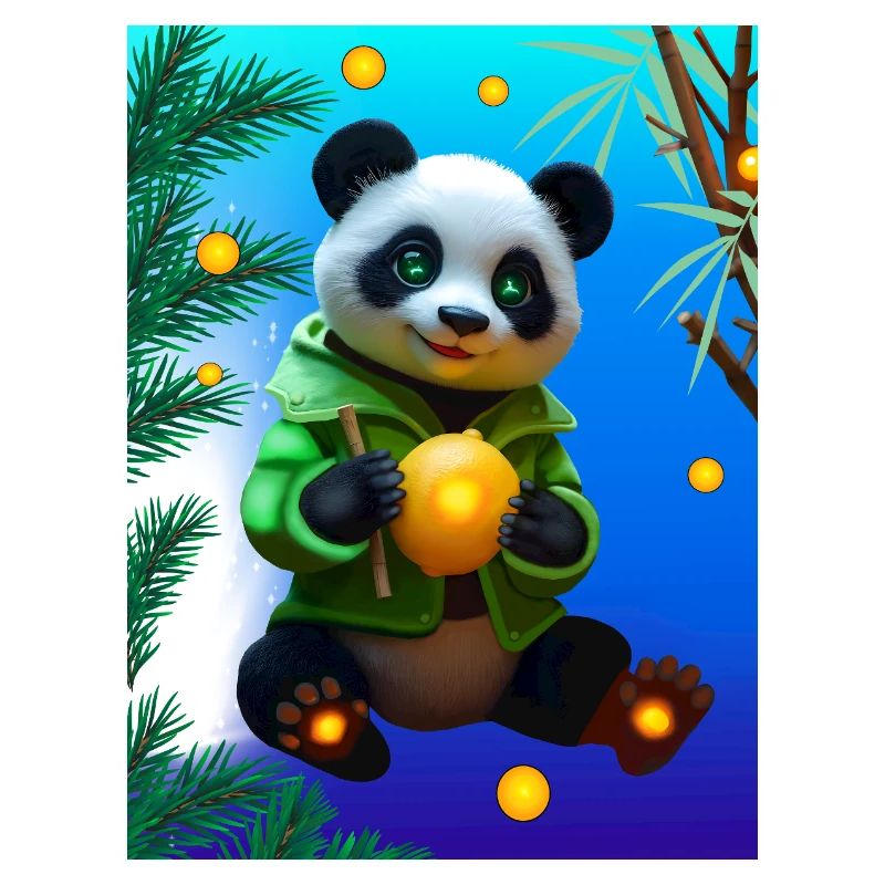 Cyber Lemon Bamboo Panda