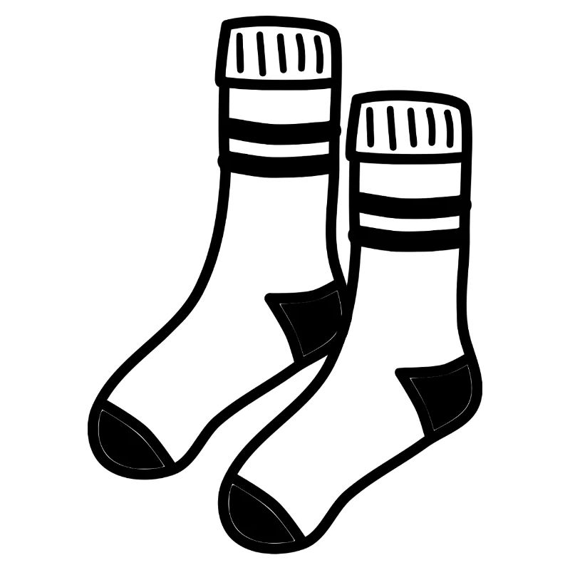 Chaussettes blanches