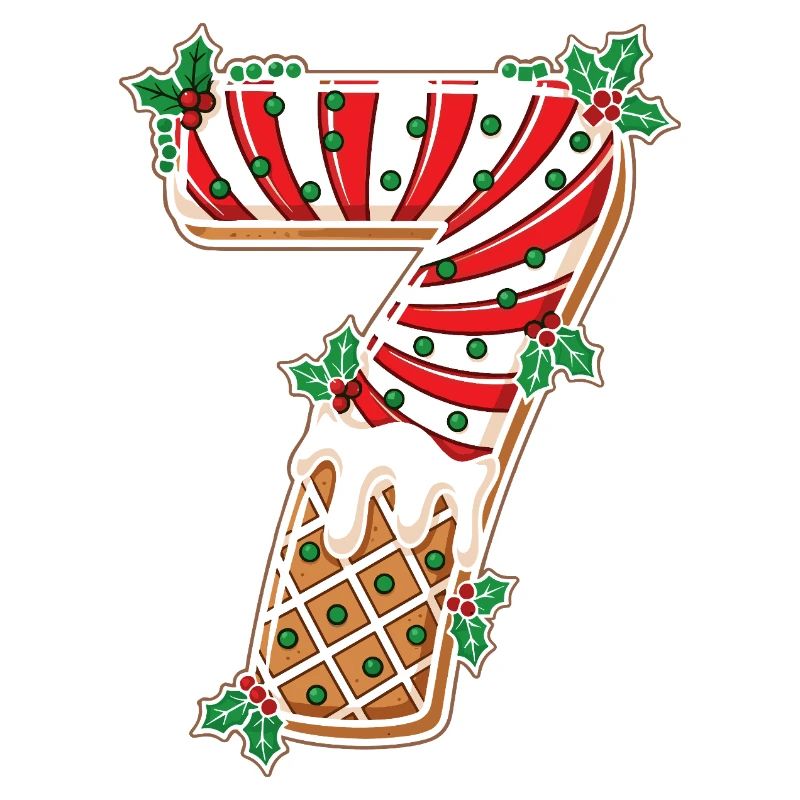 Christmas 7 Popsicle Mistletoe