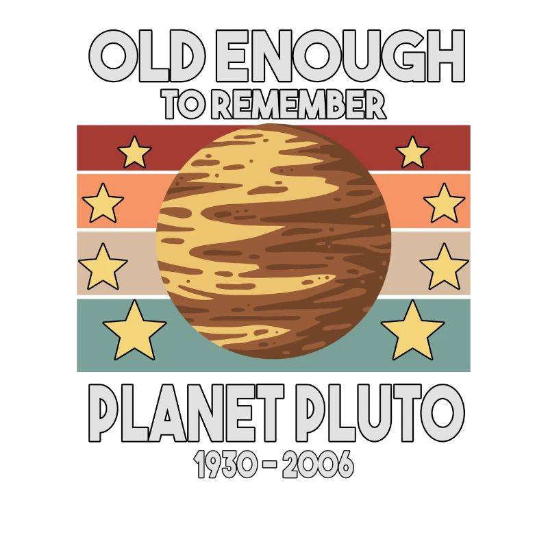 Pluto Vintage Planet Pluto Pluto Day Pluto-Tag