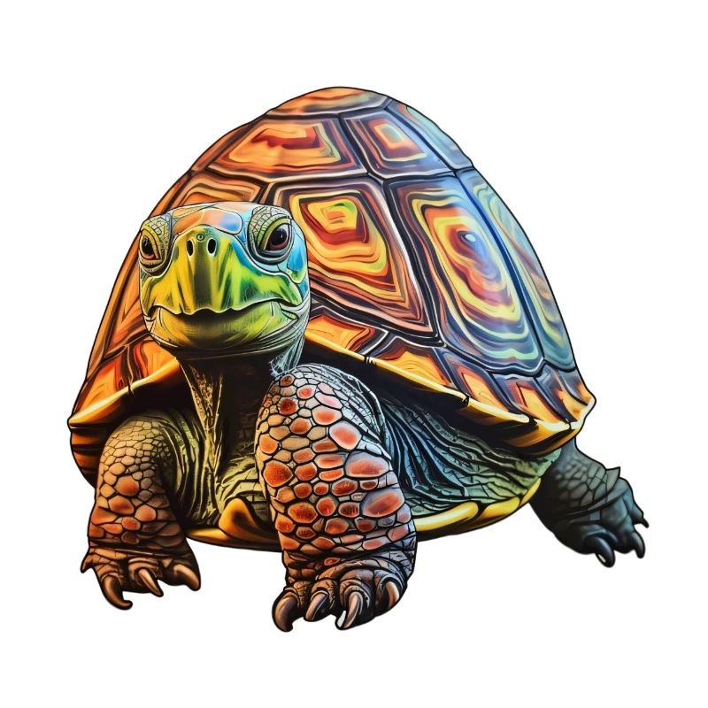 Schildkröte psychedelisch