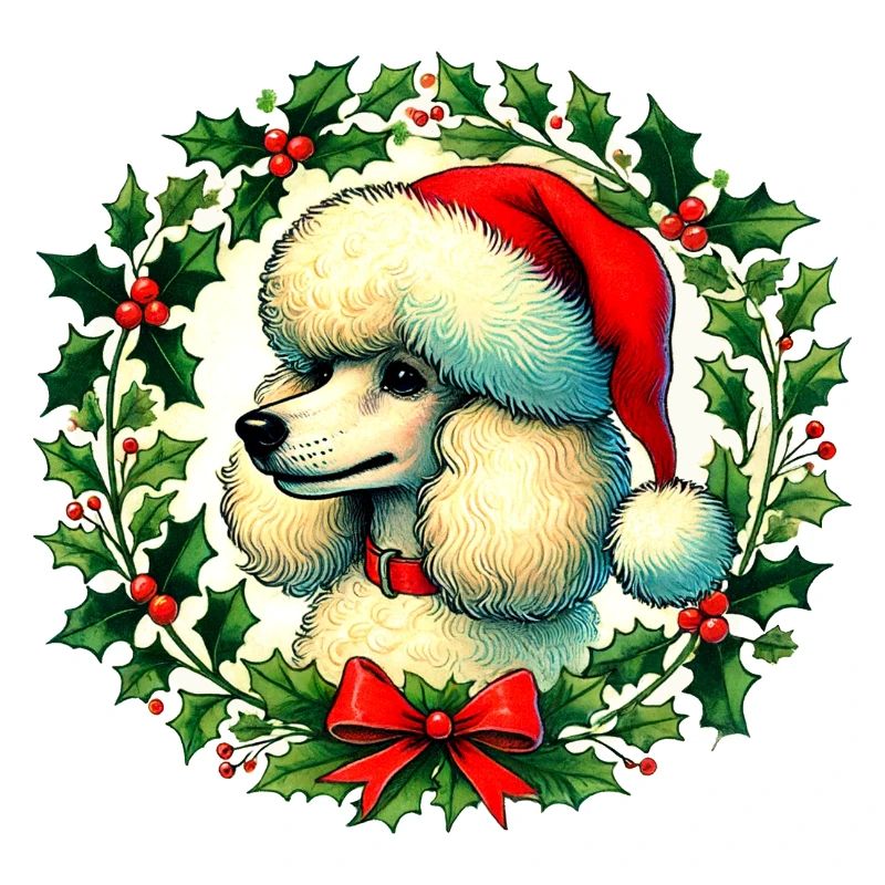 Caniche de Noël