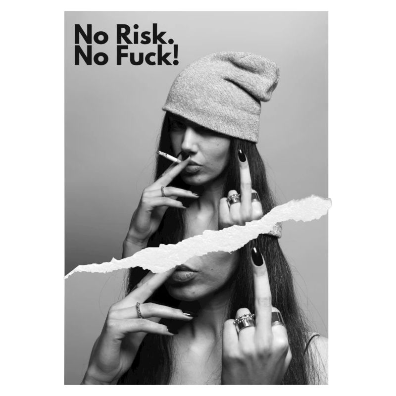 NRNF Statement Middlefinger Provokant