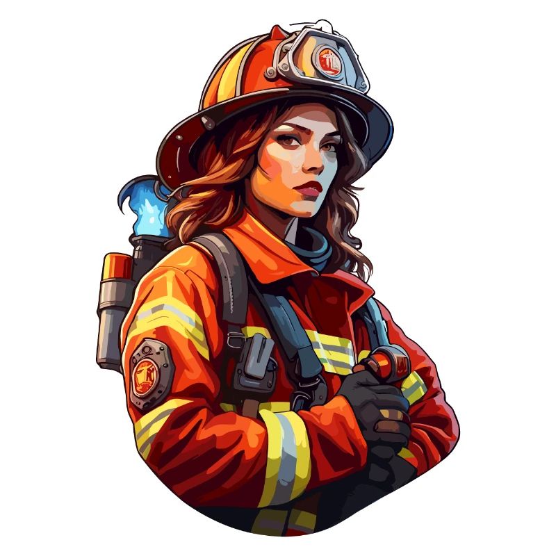 Firefighter / Fire / Fire / Extinguish / Heroine