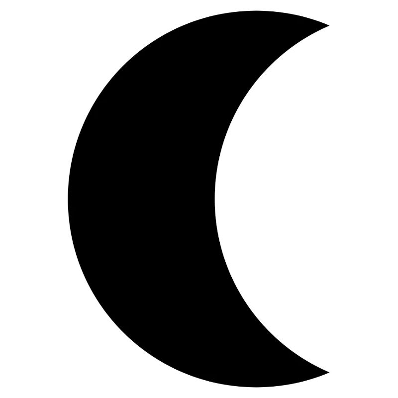 Crescent moon