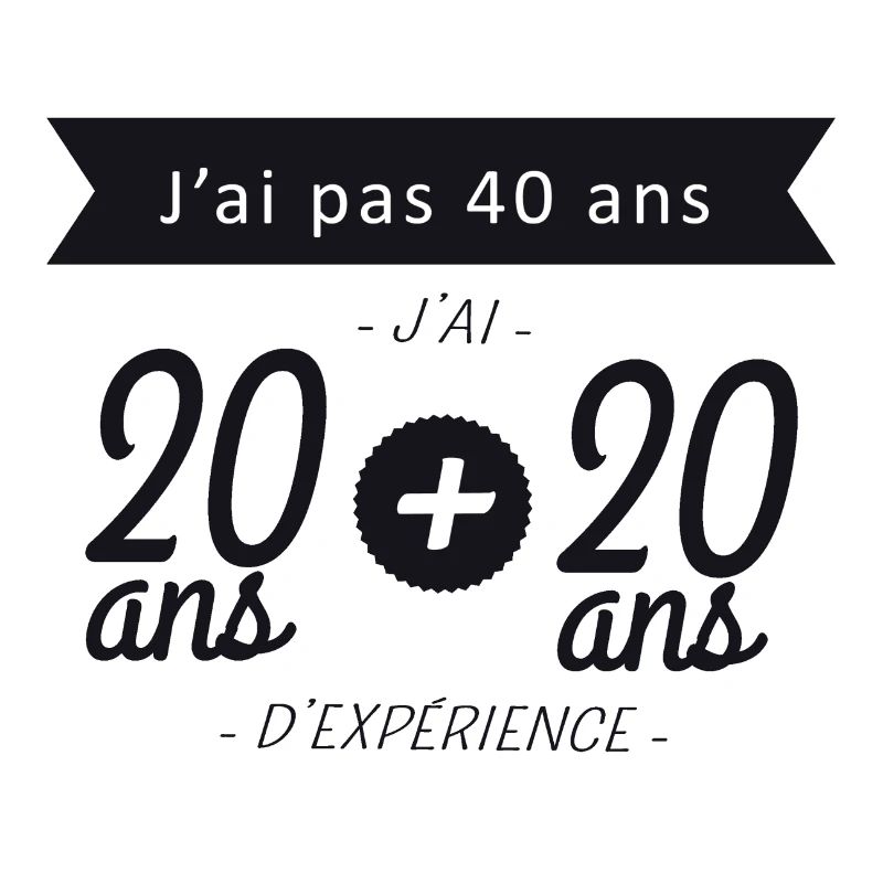 20 ans et 20 ans d'expérience