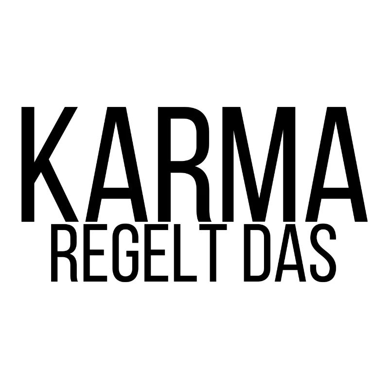 Karma regelt das