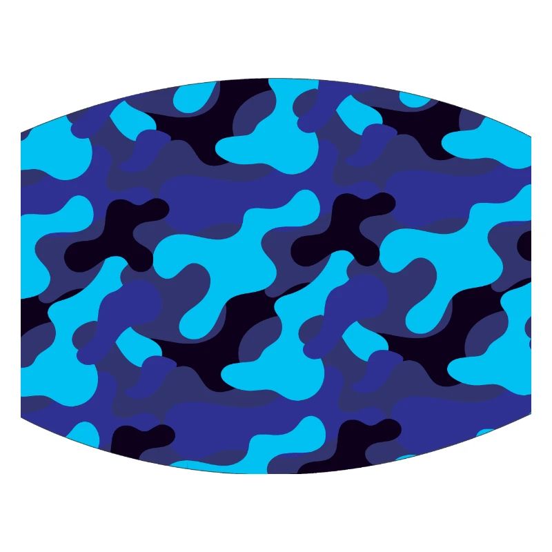 blue camouflage pattern