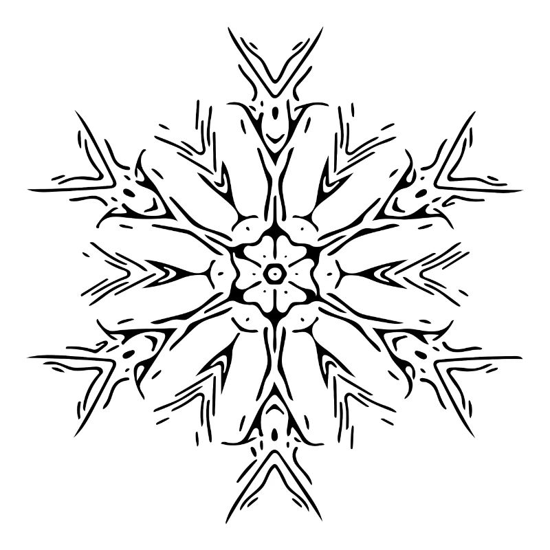 Mandala Lines Abstract Shape Pattern