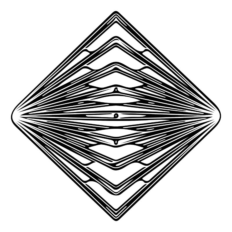 Geometric Vintage Triangle Pattern