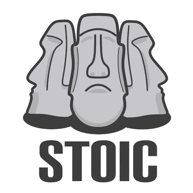 Stoic Stoicism Moai Easter Island Statues
