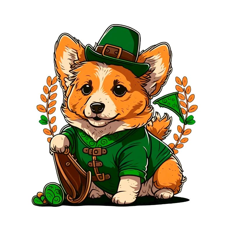 Leprechaun Corgi