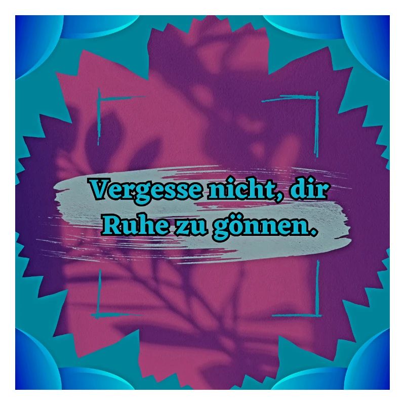 Ruhe Zitat