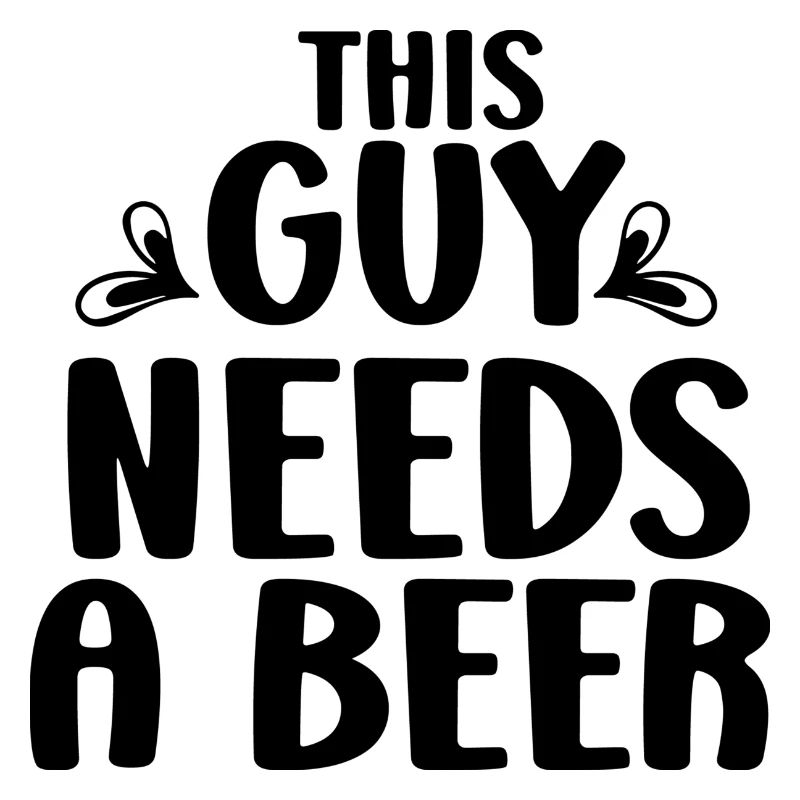 This Guy Needs a Beer