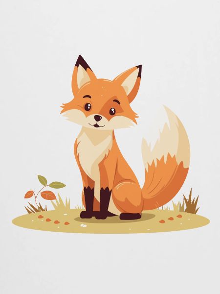 Junger Fuchs Clipart Rotfuchs