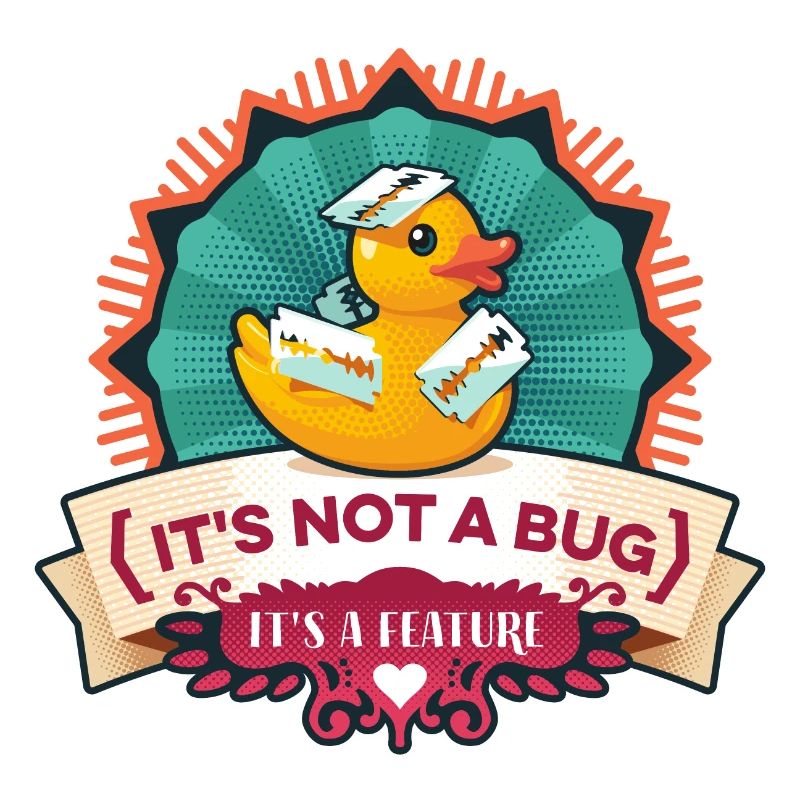 Ce n’est pas un bug c’est un canard caractéristique