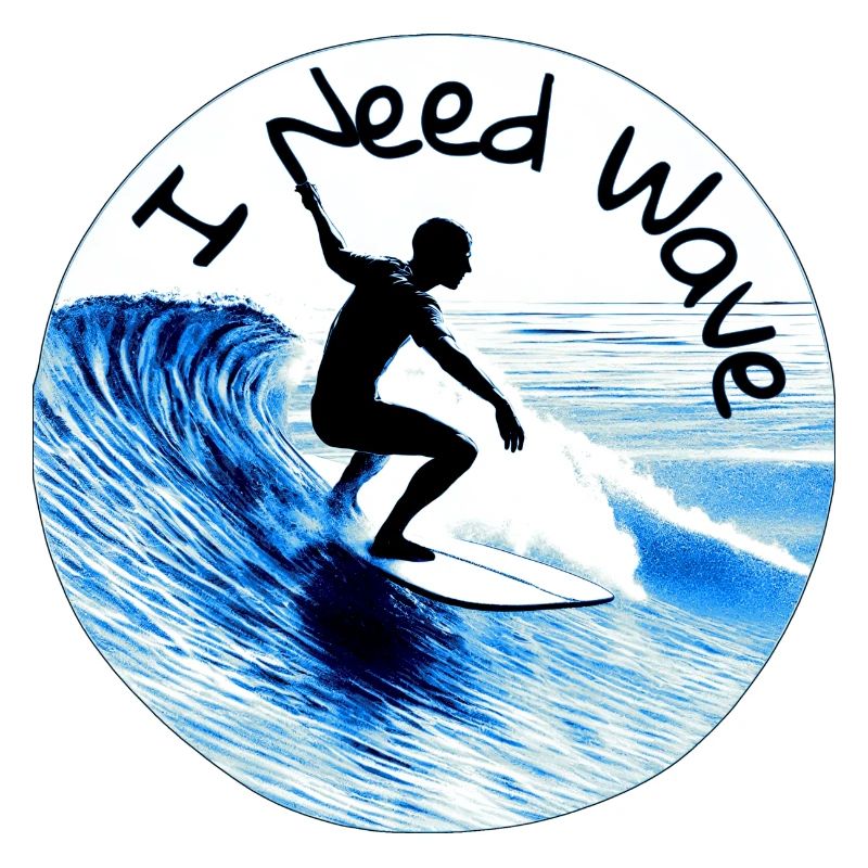 I need a wave - surfer on a board