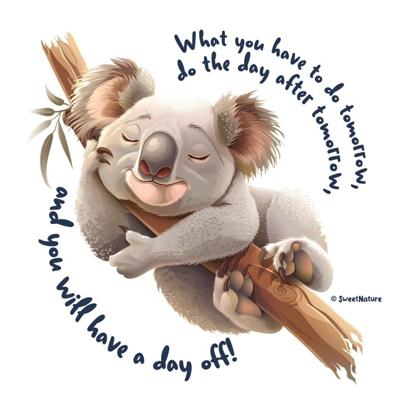 Fauler Koala-Bär