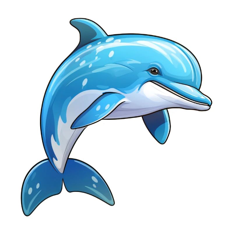 Delfin springend