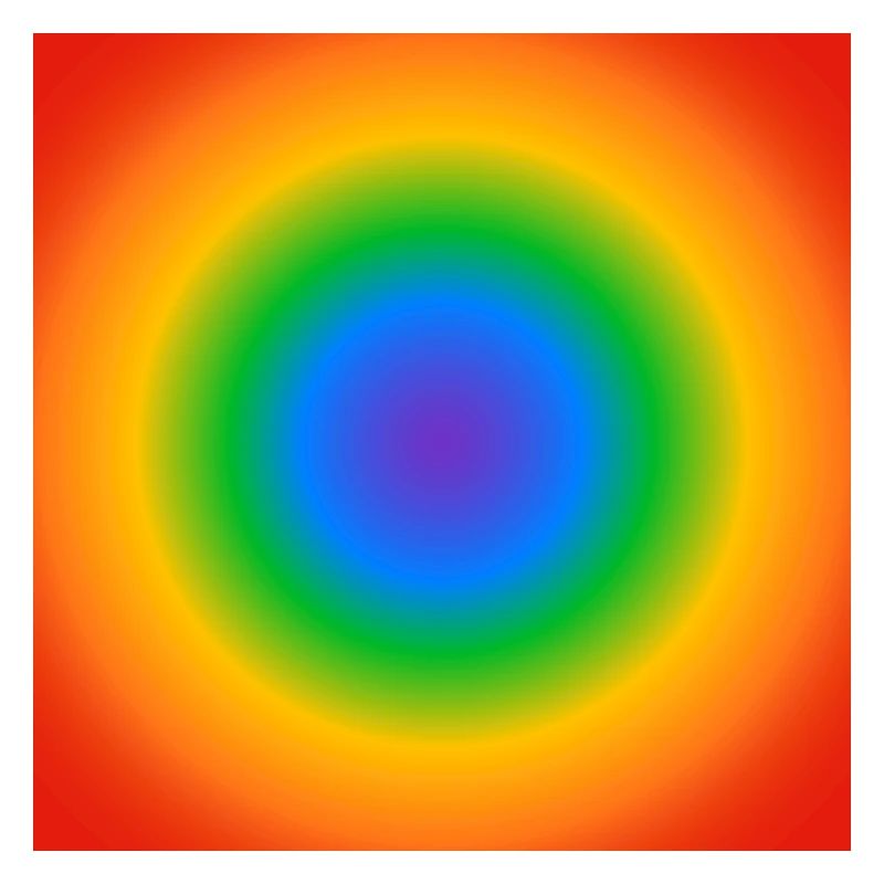 Rainbow Circle Gradient Colors Pride Merch