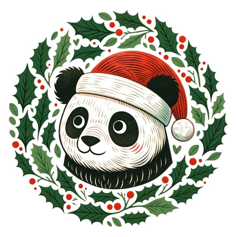 Weihnachts-Pandabär