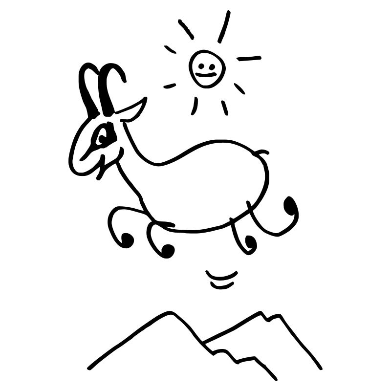 Chamois débile
