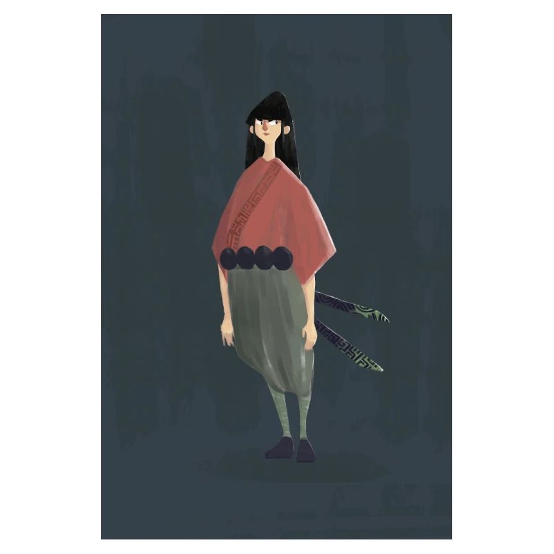 Samurai Mädchen