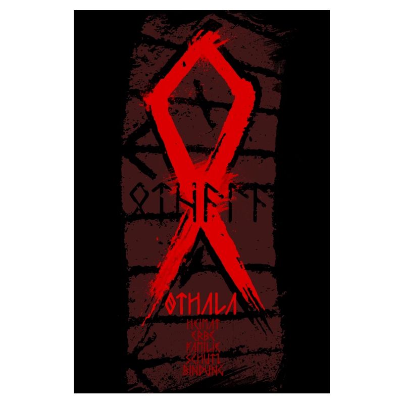 Rune Runic Script Meaning Poster