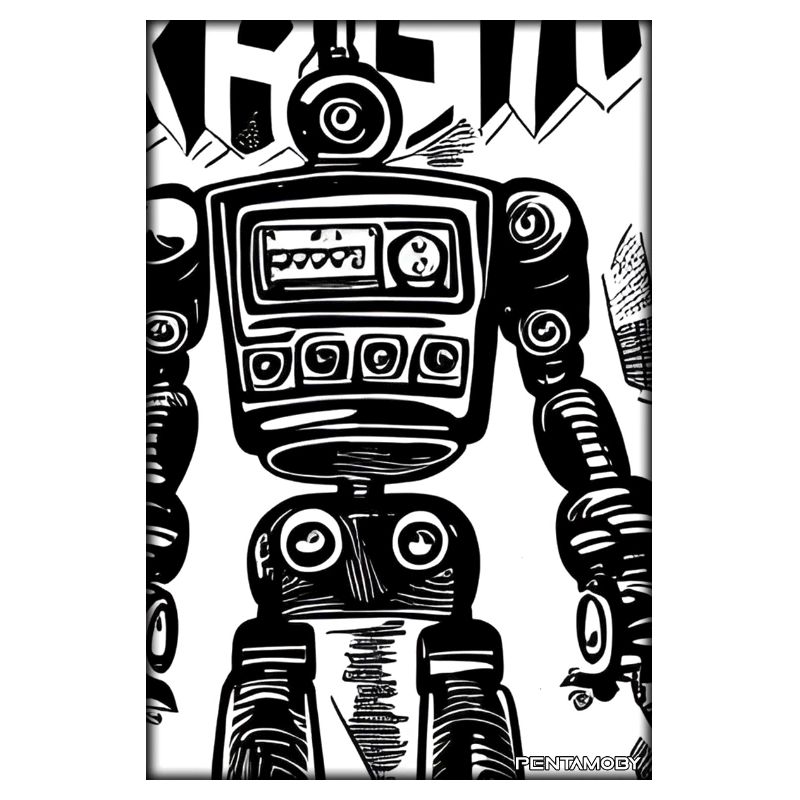 Robot Comic Future Cyborg Machine Technology
