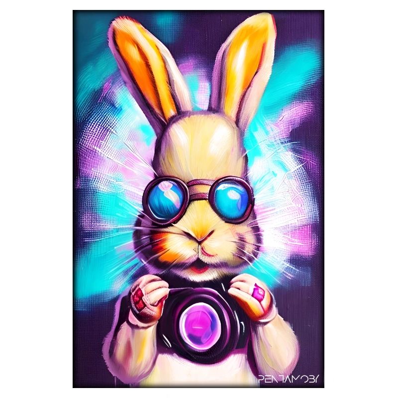 Easter Easter Cyber Future Sci-Fi Animal
