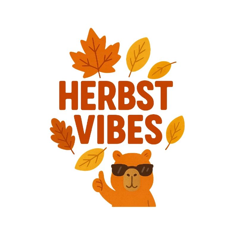 Fall Vibes | Cool Capybara in Autumn Mode