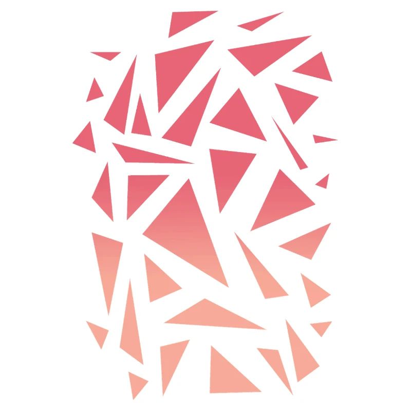 Triangle Pattern - Pink Gradient