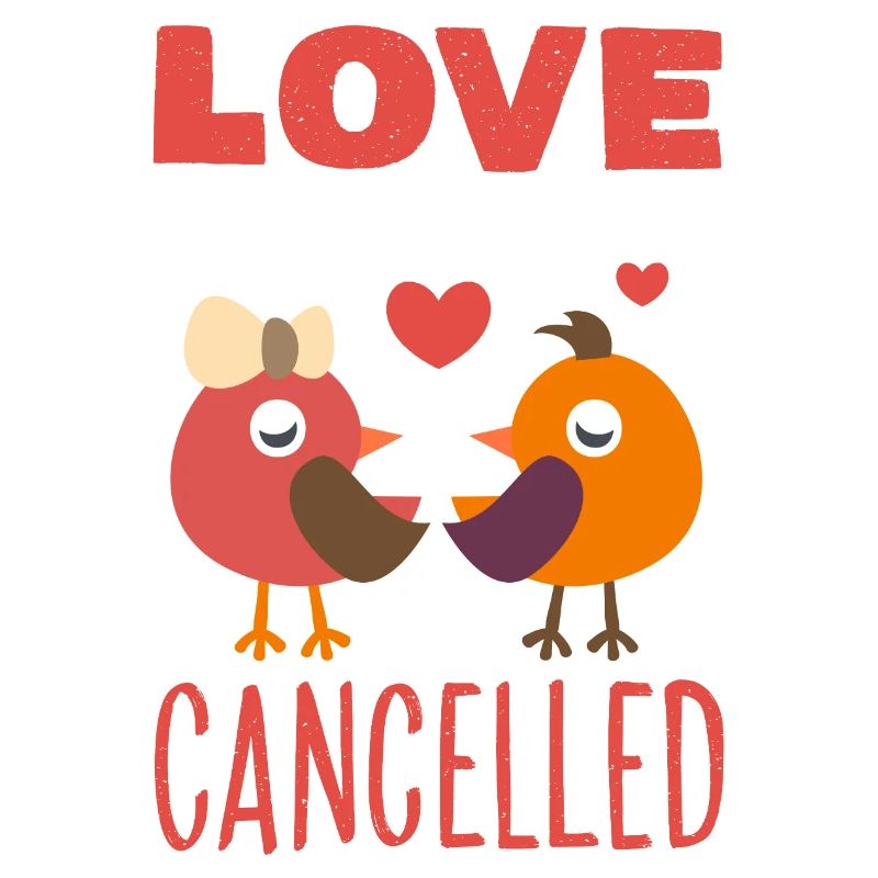 Liebe wird nicht abgesagt! Valentinstag Design