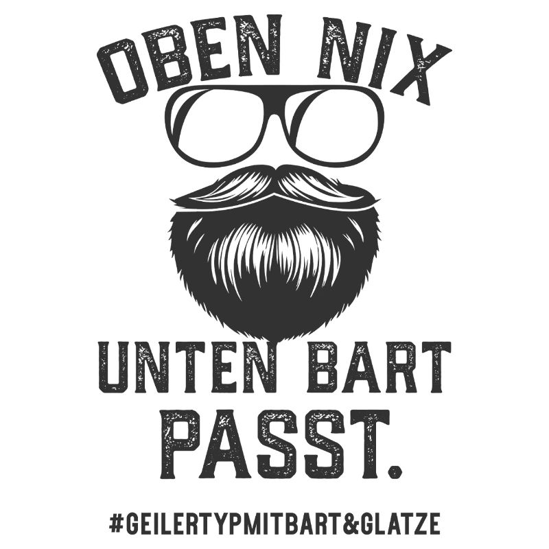Geiler Typ Mit Bart Und Glatze Bartträger Vollbart